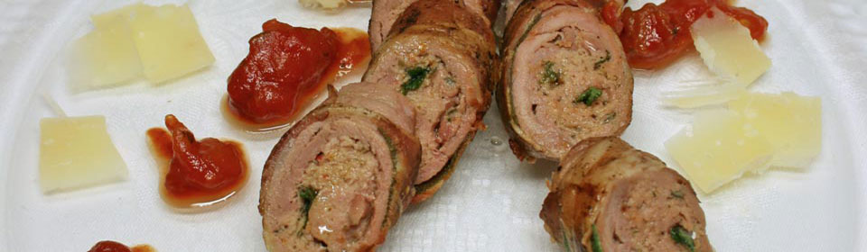 Involtini - ital. Kalbsröllchen Involtini