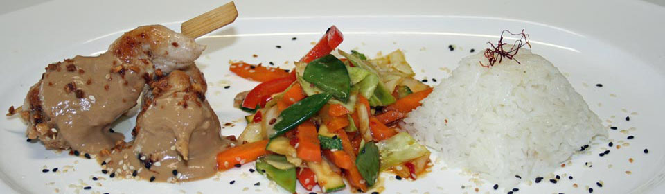 Sate Hähnchenbrustspieße Sate Hähnchenbrustspieße